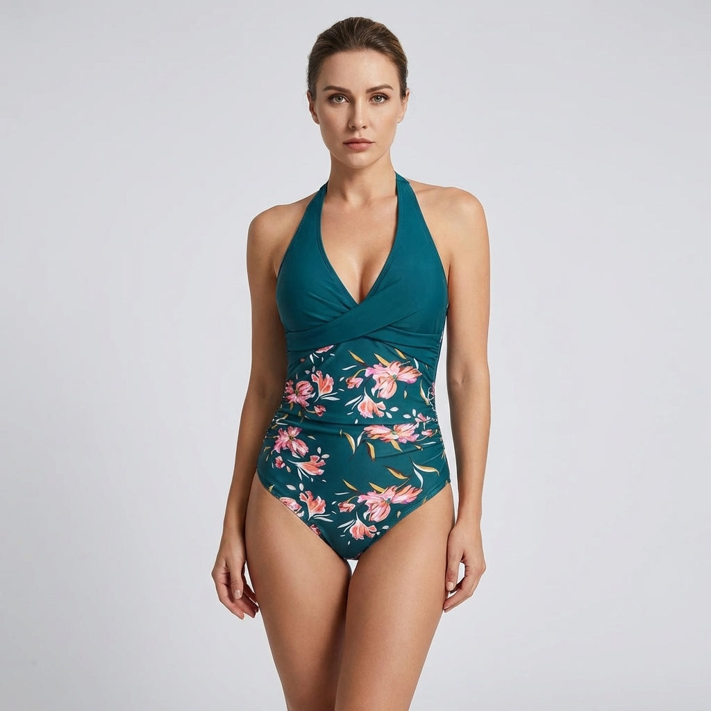 Halter Neck Women's Swimsuit – Comfortable and Stylish
